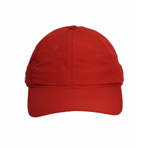 Czapka z daszkiem bejsbolówka Lacoste Cap Red Czerwona - RK2662HEN