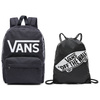 Plecak szkolny VANS New Skool - VN0002TLY28 000 + Worek Torba VANS Benched Bag