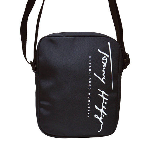 Saszetka listonoszka Tommy Hilfiger Th Signature Mini Reporter - AM0AM06393-BDS