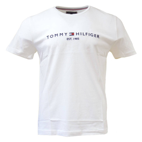 Koszulka męska Tommy Hilfiger T-Shirt biała - MW0MW11465 118