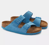 Klapki sandały Birkenstock Arizona BS błękitne - 1024066