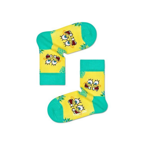 Skarpetki dziecięce Happy Socks x SpongeBob Giftbox 4-pack - XKBOB09-0100
