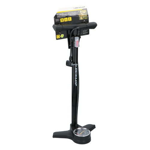 Bike floor pump with analogue pressure gauge Dunlop - 170497