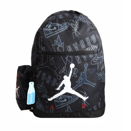 Air Jordan School Backpack with a pencil case Black - 9B0503-KR5
