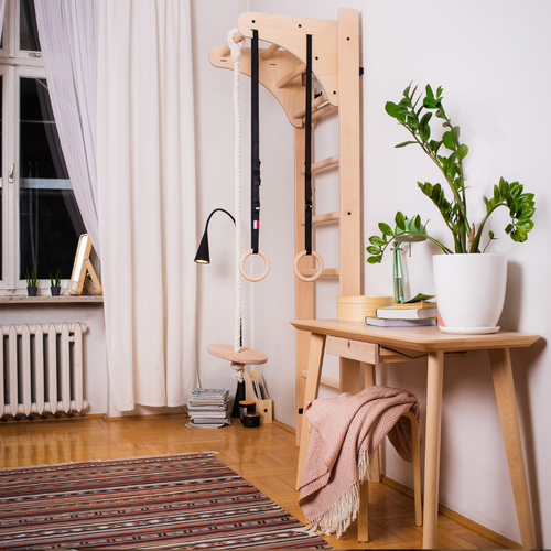 Drabinka gimnastyczna wielofunkcyjna do ćwiczeń rehabilitacyjna BenchK111+A204 Series 1