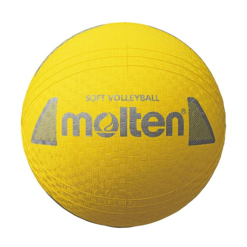 Piłka siatkowa Molten softball miękka gumowa żółta - S2Y1250-Y