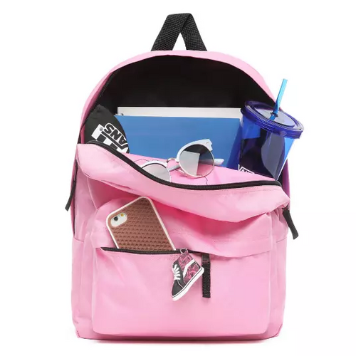 Vans Realm Fuchsia Pink Backpack Custom Rose - VN0A3UI6UNU