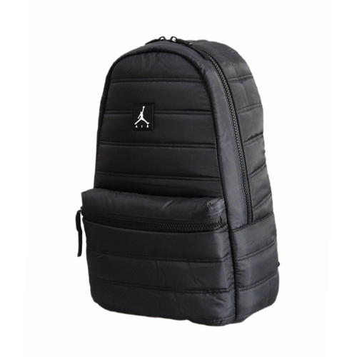 Szkolny Plecak Sportowy Air Jordan Quilted Pikowany Czarny 23L - 9A0854-023