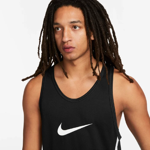 Nike Icon Men's Dri-FIT Basketball Jersey Black - DV9967-010