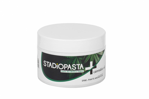 Stadiopasta Plus Cannabis pasta maść na kontuzje 250 ml + Record relax