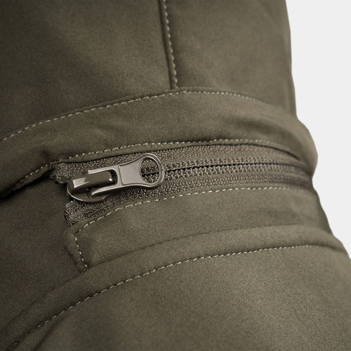 Kurtka męska przeciwdeszczowa wiatroodporna softshell Alpinus Roignais Oliwkowa - MK18863