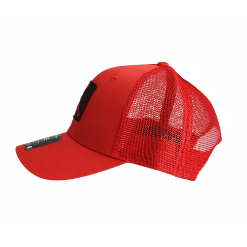 Czapka z daszkiem Air Jordan Rise Structured Jumpman Red Trucker - FZ0774-687