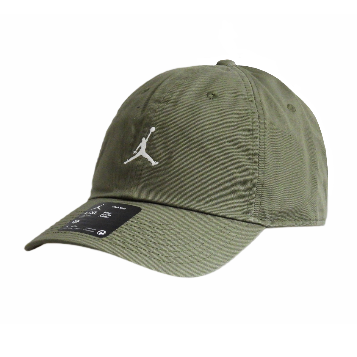 Air Jordan Club Jumpman Strapback Cap Olive/Sail HQ1963-222