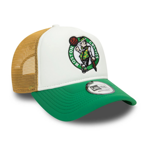 Czapka z daszkiem New Era 9FORTY NBA Boston Celtics Flower A-Frame Trucker - 60595276