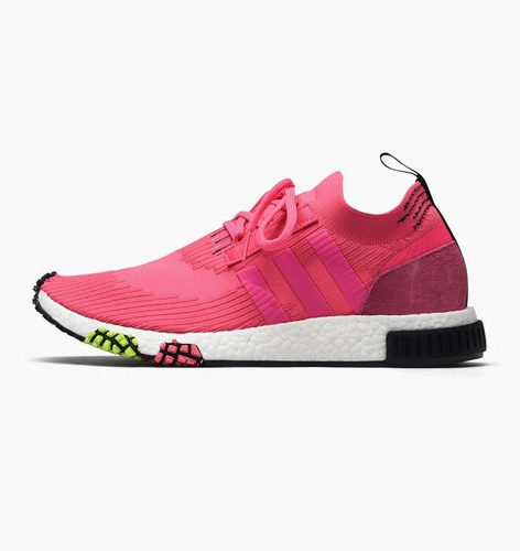 Buty męskie sportowe Adidas NMD Racer Primeknit Solar Pink Różowe - CQ2442