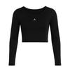 Air Jordan Core Woman's Longsleeve Black Top - DQ4465-010