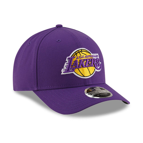 New Era 9FORTY Los Angeles Lakers NBA Team M-Crown Purple Snapback Cap - 60755462