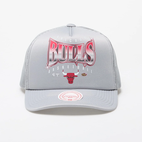 Mitchell & Ness NBA Chicago Bulls Glow Up Trucker Cap Grey - HHSSINTL1436-CBUGREY