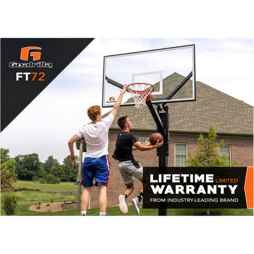 Goalrilla FT72 Basketball Set – 72" In-Ground, Professional Glass Board