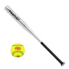 Kij Baseballowy Aluminiowy AVENTO 31 cali 800 g 47AF-SLV + piłka Abbey