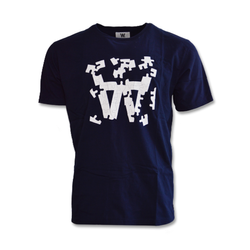 Koszulka Wood Wood Ace Puzzle T-shirt Navy - 10295703-2222-7000