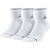 Skarpety koszykarskie Air Jordan Jumpman 3 Pack białe sportowe - SX5544-100