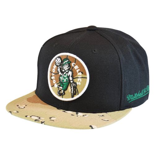 Mitchell & Ness NBA Choco Camo Snapback HWC Boston Celtics - HHSS1101-BCEYYPPPBLCK