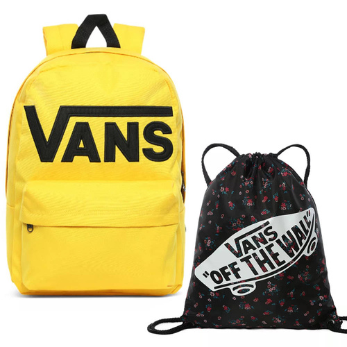 Vans Old Skool III Lemon Chrome Backpack - VN0A3I6R85W + Benched Bag