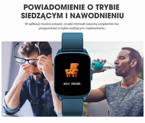 Zegarek damski smartwatch Gino Rossi Puls Kroki Ciśnienie SMS Kalorie