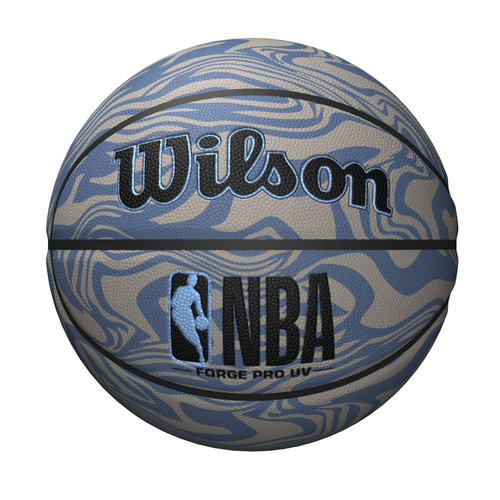 Piłka do Kosza Wilson NBA Forge Pro UV r7 + Pompka do piłki WILSON BSKT