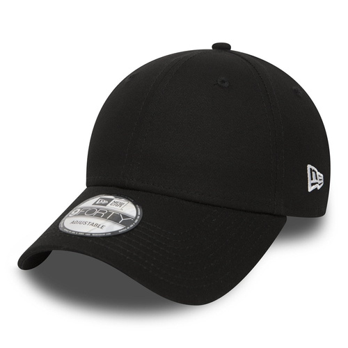 New Era 9FORTY Plain Flag Blank Collection Black Cap - 11179866