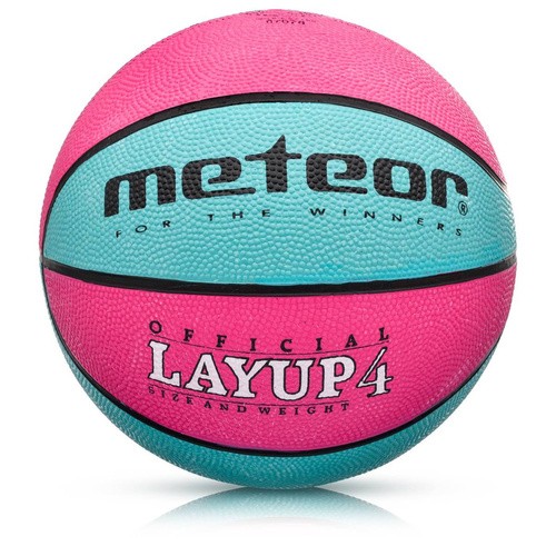 Piłka do koszykówki koszykowa METEOR LAYUP Outdoor - 07078
