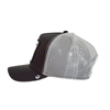 Czapka z daszkiem skórzana Goorin Bros. Hive Boss Black Trucker - 101-0080-BLACK