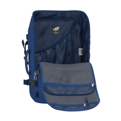 Travel backpack Cabin Zero Adventure 32L Atlantic Blue hand luggage for the plane - AD031912 