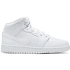 Buty Air Jordan 1 MID GS retro białe - 554725-130