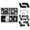 Zestaw skarpetek Gift box Happy Socks 4-pak Black and white - XBWI09-9100