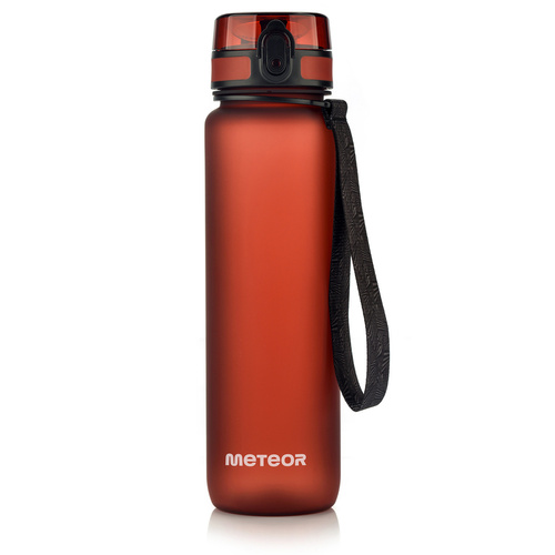 Sportowy Bidon rowerowy Butelka METEOR 1 l czerwona - 55864