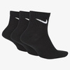 Nike Everyday Lightweight Ankle Socks Black 3-pack - SX7677-010