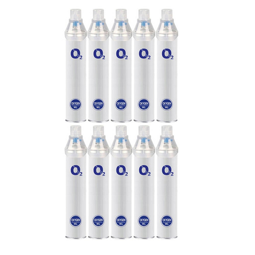 Tlen inhalacyjny w puszce tlenoterapia O2 Oxygen 99% 14 l - 10 szt.