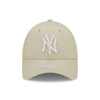 Czapka z daszkiem damska New Era 9FORTY MLB New York Yankees Beżowa - 60292635