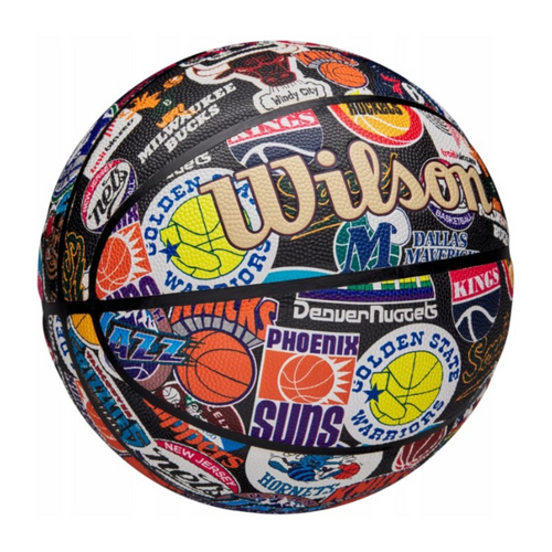 Piłka do koszykówki Wilson NBA All Team Retro Ball - WZ40285501XB