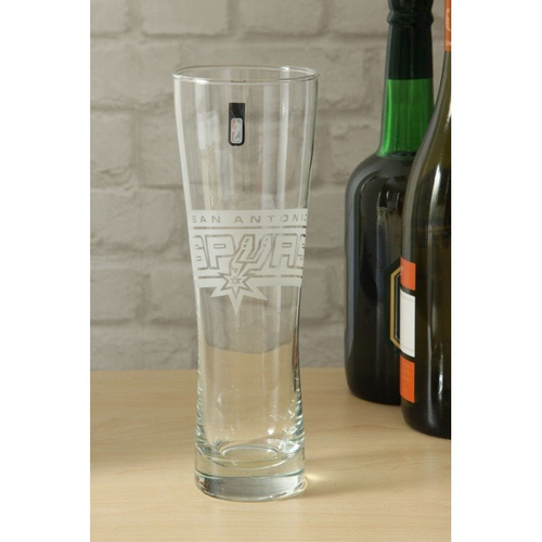 Tasse en verre élégant avec le logo de l'équipe NBA des Spurs de San Antonio