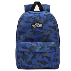 Plecak szkolny młodzieżowy Vans Kids New Skool Blue Camo - VN0002TLBZE