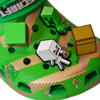 Klapki dziecięce Crocs Elevated Minecraft Classic Kids Clog - 208473-90H