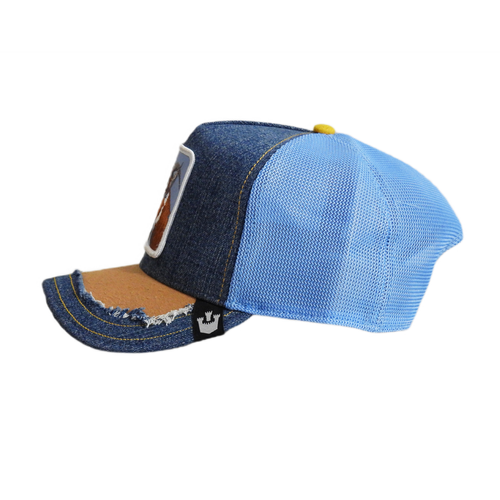 Czapka z daszkiem Goorin Bros. Silky Goat Denim Trucker - 101-1281-DEN