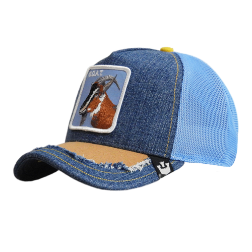 Goorin Bros. Silky Goat Denim Trucker Cap - 101-1281-DEN