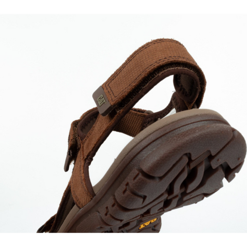 Men's CAT Caterpillar Atchison Brown Leather Sandals P721281.