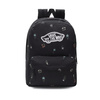 Zestaw plecak szkolny VANS Realm Backpack czarny kwiaty VN0A3UI6BR81 + Piórnik VANS VN0A3HMQHU0