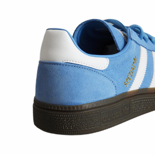 Buty sportowe damskie młodzieżowe Adidas Handball Spezial Kids Light Blue / Cloud White - JI2902