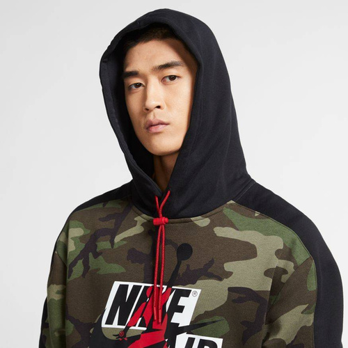 Air Jordan Camo Fleece Pullover Halenka - CU2060-222